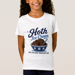 Camiseta Sorvete Hoth Chocolate Preto Engraçado