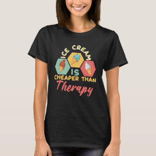 Camiseta Sorvete I Terapia Mais Barata I Crianças Sorvetes