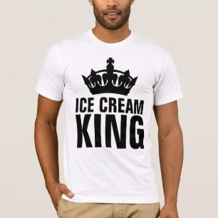 Camiseta SORVETE KING significa pai T SHIRT