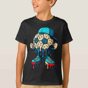 Camiseta Sorvete Ll Drip Personagem Futebol Homens Mulheres