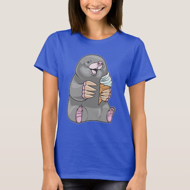 Camiseta Sorvete Mole Waffle (Frente)