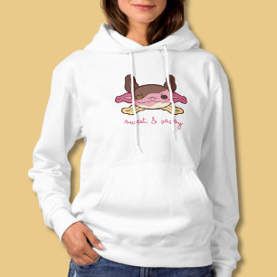 Camiseta Sorvete napolitano elegante e sassy Axolotl