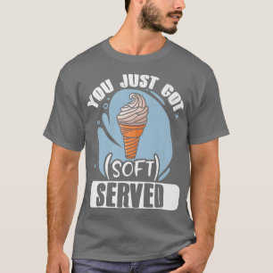 Camiseta Sorvete No Verão Cone Kawaii Você Apenas