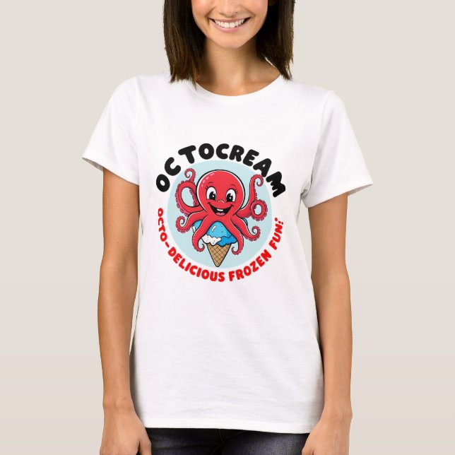 Camiseta Sorvete Octopus (Frente)