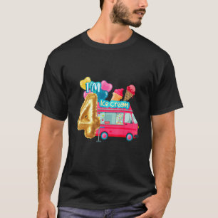 Camiseta Sorvete Rainha rosa framboesa Morango Ice Crea