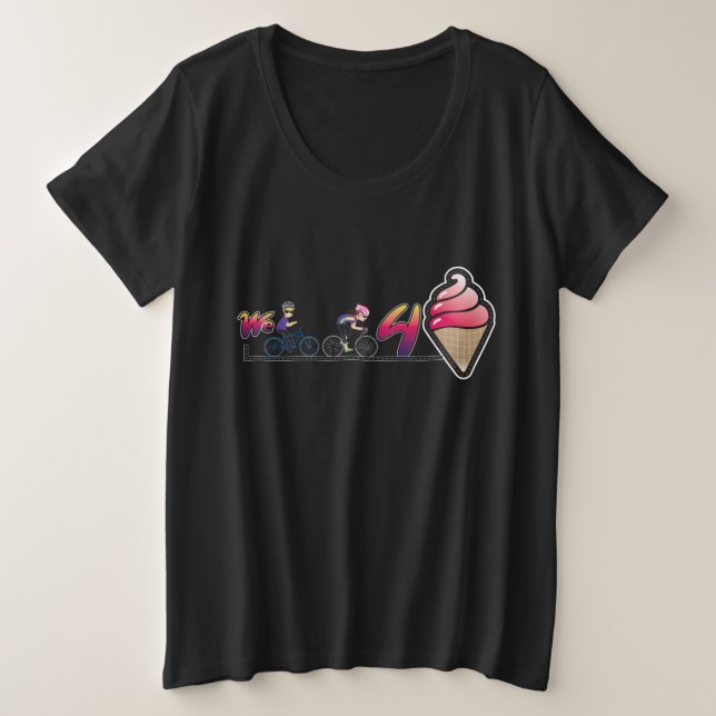 Camiseta Sorvete Ride 4 (Frente do Design)