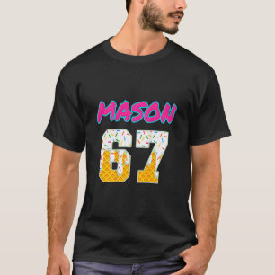 Camiseta Sorvete Six Seven 67 Piada de Geração Alpha Mason