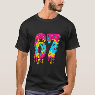 Camiseta Sorvete Six Seven Drip 67 Meme Gíria Gen Alpha (