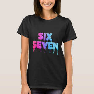 Camiseta Sorvete Six Seven Drip Gíria Geração Alpha Tendênc