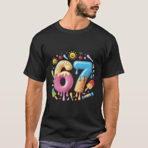 Camiseta Sorvete Six Seven Drip Meme Legal Divertido Número