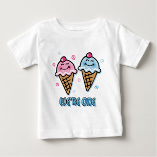 Camiseta Sorvete somos um menino e uma garota