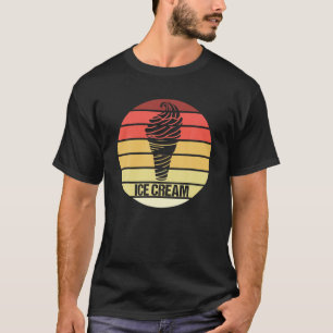 Camiseta Sorvete Summer Tret Sweet Dessert Comida congelada