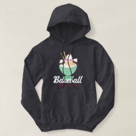 Camiseta Sorvete Sundae Hoodie da temporada de beisebol