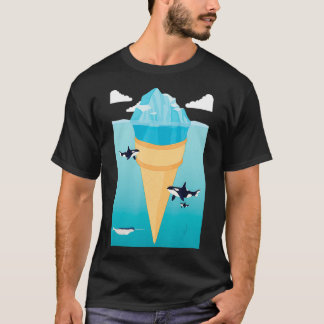 Camiseta Sorvete Surreal Engraçado Amantes De Sorvete Icebe