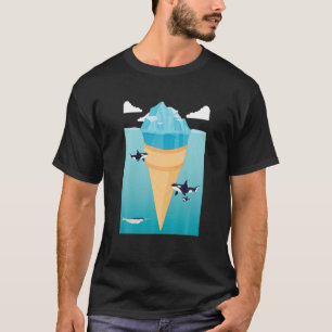 Camiseta Sorvete Surreal Engraçado Amantes De Sorvete Icebe