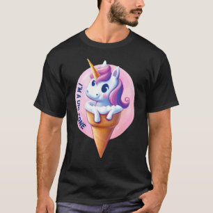 Camiseta Sorvete Unicórnio Unicone  Trocadilho Doce Animal 