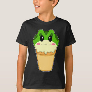 Camiseta sorvete Waffle do sapo