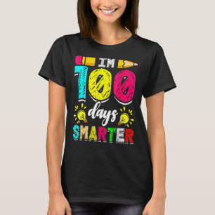 Camiseta Sou 100 Dias Mais Inteligente Estudante 100º Chal