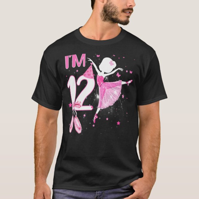 Camiseta Sou 12 Ballerina Balé Dancer Bda (Frente)