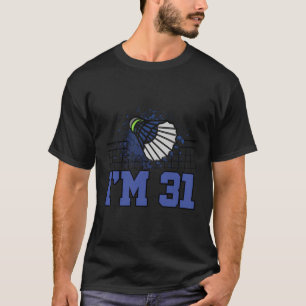 Camiseta Sou 31 Jogador De Badminton Esportivo Racket