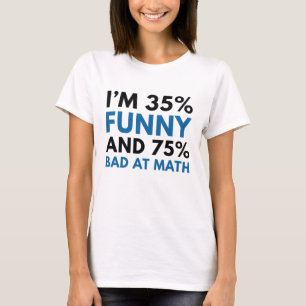 Camiseta Sou 35% engraçado