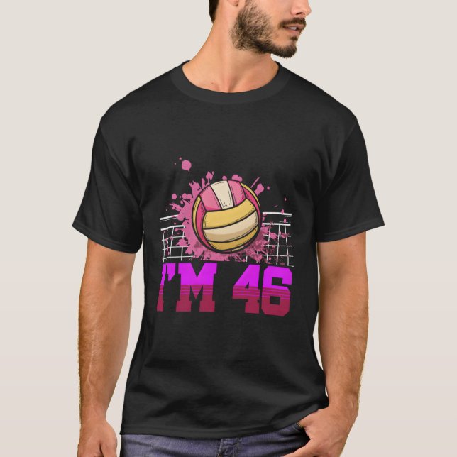 Camiseta Sou 46 Jogador De Voleibol Esportivo 46º (Frente)
