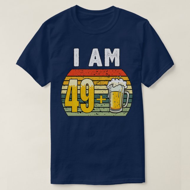 Camiseta Sou 49 Mais Cerveja 50º aniversário (Frente do Design)