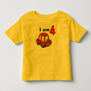 Camiseta Sou 4 (carro de brinquedo vermelho)