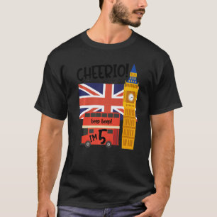 Camiseta Sou 5 5 Birthday British London Theme United Ki