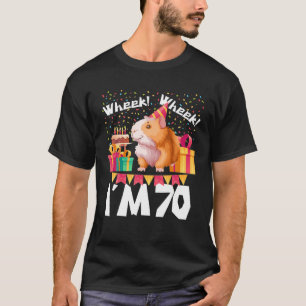 Camiseta Sou 70 Birthday, Festa de Meninas, Festa de Hamste
