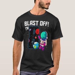 Camiseta Sou 8 Astronauta de Astronauta 8º Festa Espacial