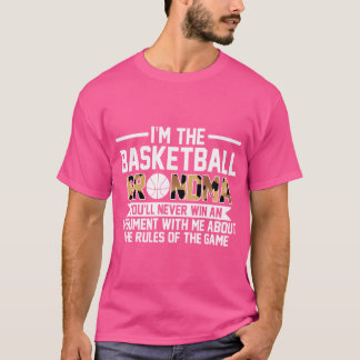Camiseta Sou A Avó De Basquete Que Nunca Ganhará A Cesta