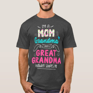 Camiseta Sou a avó e a vovó Excelente Engraçada.