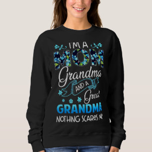 Camiseta Sou a avó e a vovó Excelente, nada me assusta