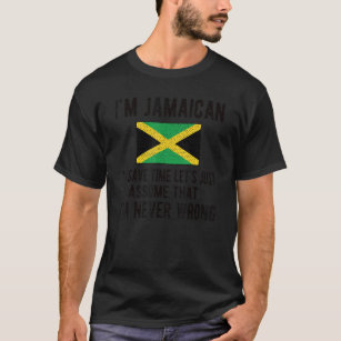 Camiseta Sou a bandeira jamaicana Jamaica Roots