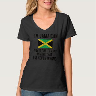 Camiseta Sou a bandeira jamaicana Jamaica Roots