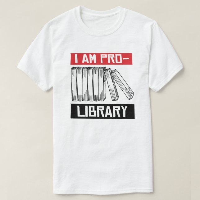 Camiseta Sou a biblioteca pro (Frente do Design)
