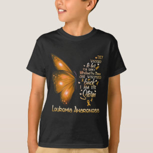 Camiseta Sou a Borboleta da Consciência da Leucemia