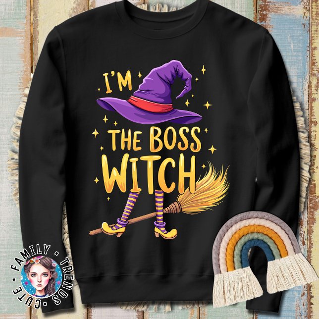 Camiseta Sou A Bruxa Chefe (Criador carregado)