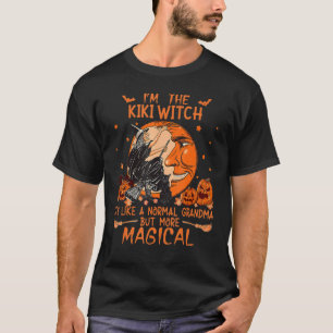 Camiseta Sou a Bruxa Kiki como uma vovó normal Halloween