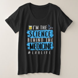 CAMISETA SOU A CIÊNCIA POR TRÁS DO MEDICAMENTO #LABLIFE