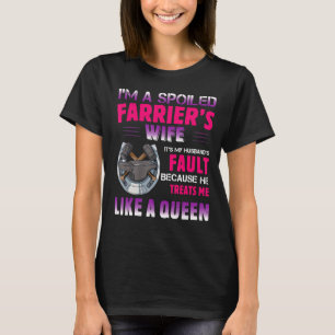 Camiseta Sou a esposa de um guerreiro mimado É o Val do meu