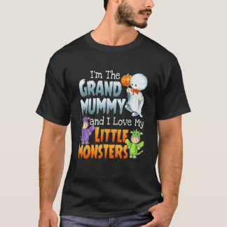 Camiseta Sou a Grande Mamã e adoro o pequeno monstro Engraç
