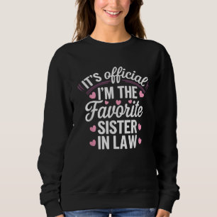 Camiseta Sou a Irmã Favorita em Direito