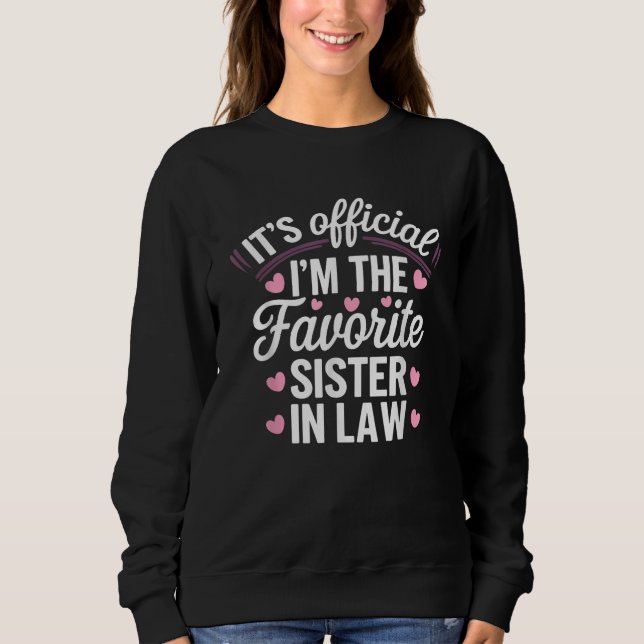 Camiseta Sou a Irmã Favorita em Direito (Frente)