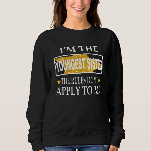 Camiseta Sou a irmã mais nova (Frente)