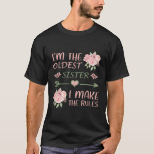 Camiseta Sou A Irmã Mais Velha Que Faço As Regras, Garota F