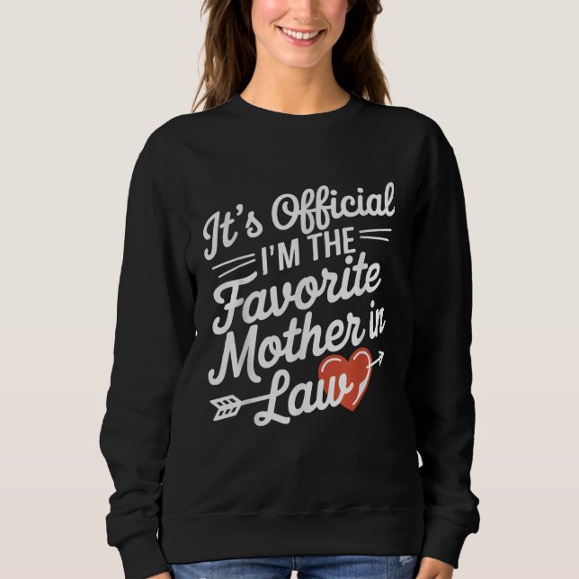 Camiseta Sou a mãe favorita na lei (Frente)