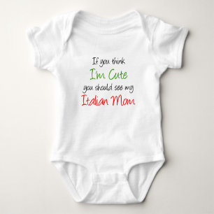 Camiseta Sou a mãe italiana bonita
