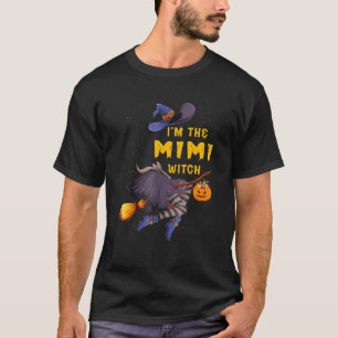 Camiseta Sou a "Mimi Witch Halloween Engraçado Witch Family